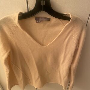 360 Cashmere Women's Cream Sweater